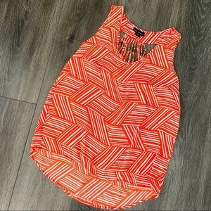 Orange halter top